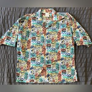 Vintage Generra Hawaiian Button Up Shortsleeve Shirt Men's